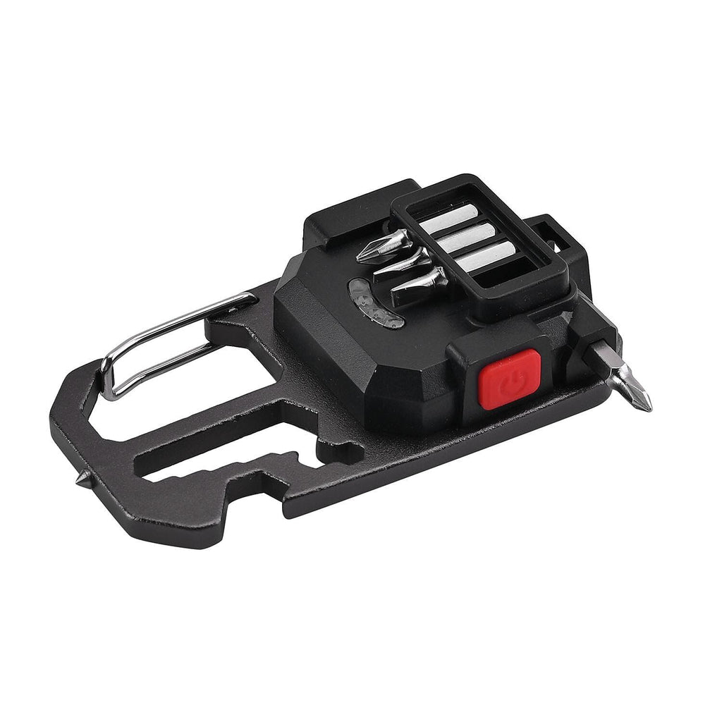 COB rechargeable keychain light - Black