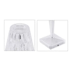 MUST HAVE- Crystal Effect Touch Lamp with Cone Shade (W 12cm H 26cm)