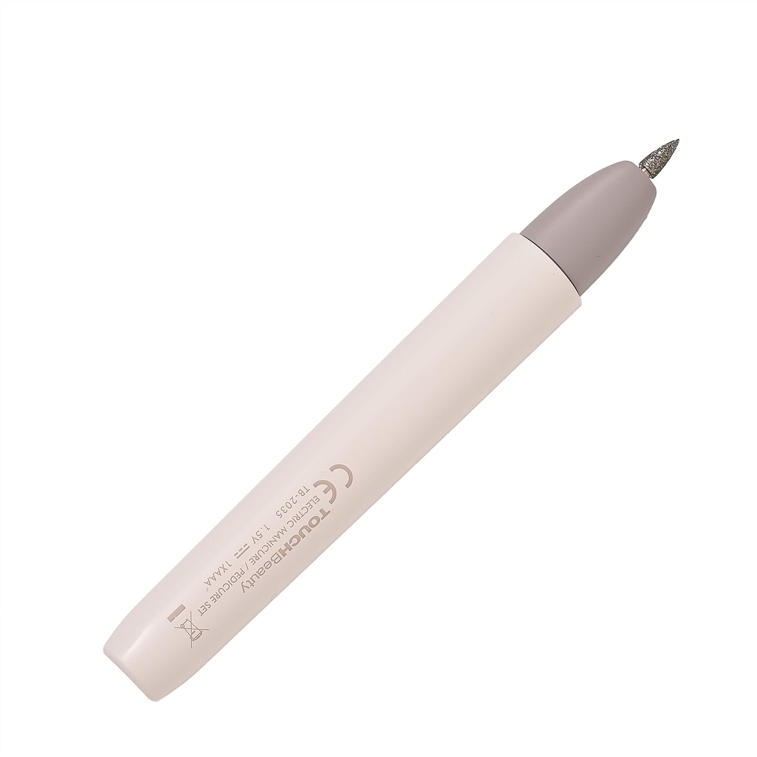 Touch Beauty Manicure-Pedicure Nail Set With Flat Cone Head, White Filing Head & Emery Grinding Head