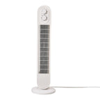 Tower Fan with 3 Speed Setting - Oscillation 31 Inch 45W (1p per Hour Running Cost not including Standard charge)  - White