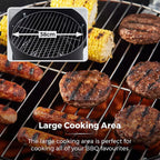 BBQ 2-in-1 Charcoal and Smoker Grill from Tower - Black