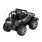 4 wheel drive monster truck;  Rechargeable 4.8V battery - Green