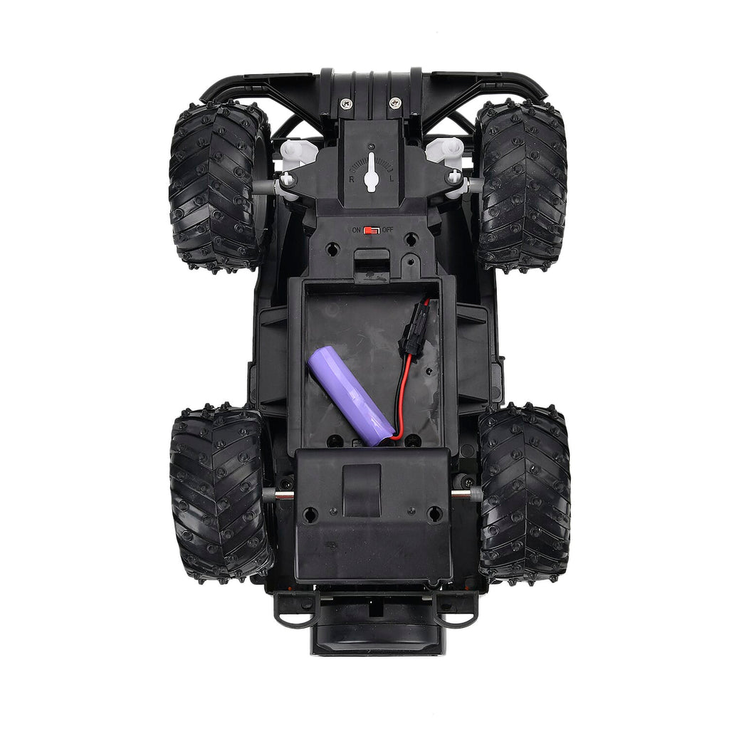 4 wheel drive monster truck;  Rechargeable 4.8V battery - Green