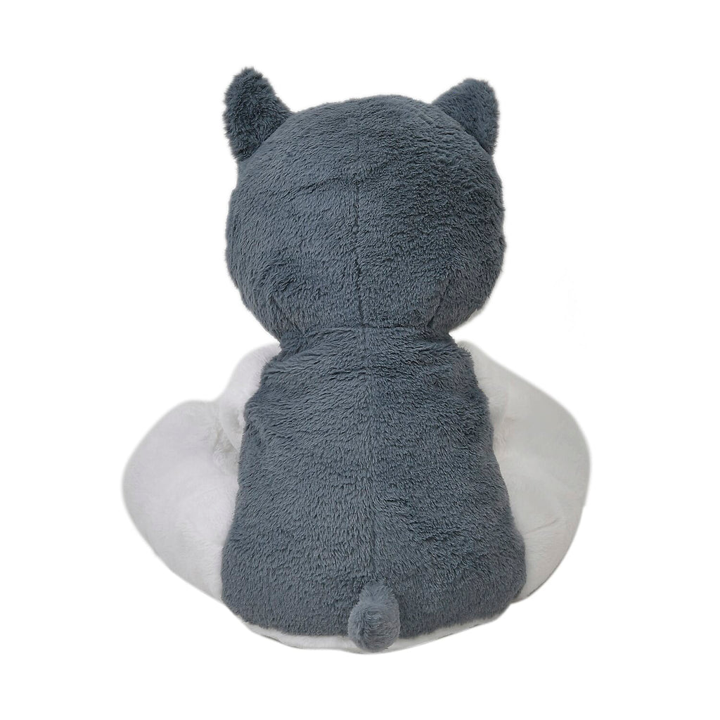 Christmas Gifting Idea - LARGE Cute Husky Dog-  53.5 cm Faux Fur Material  - Beige