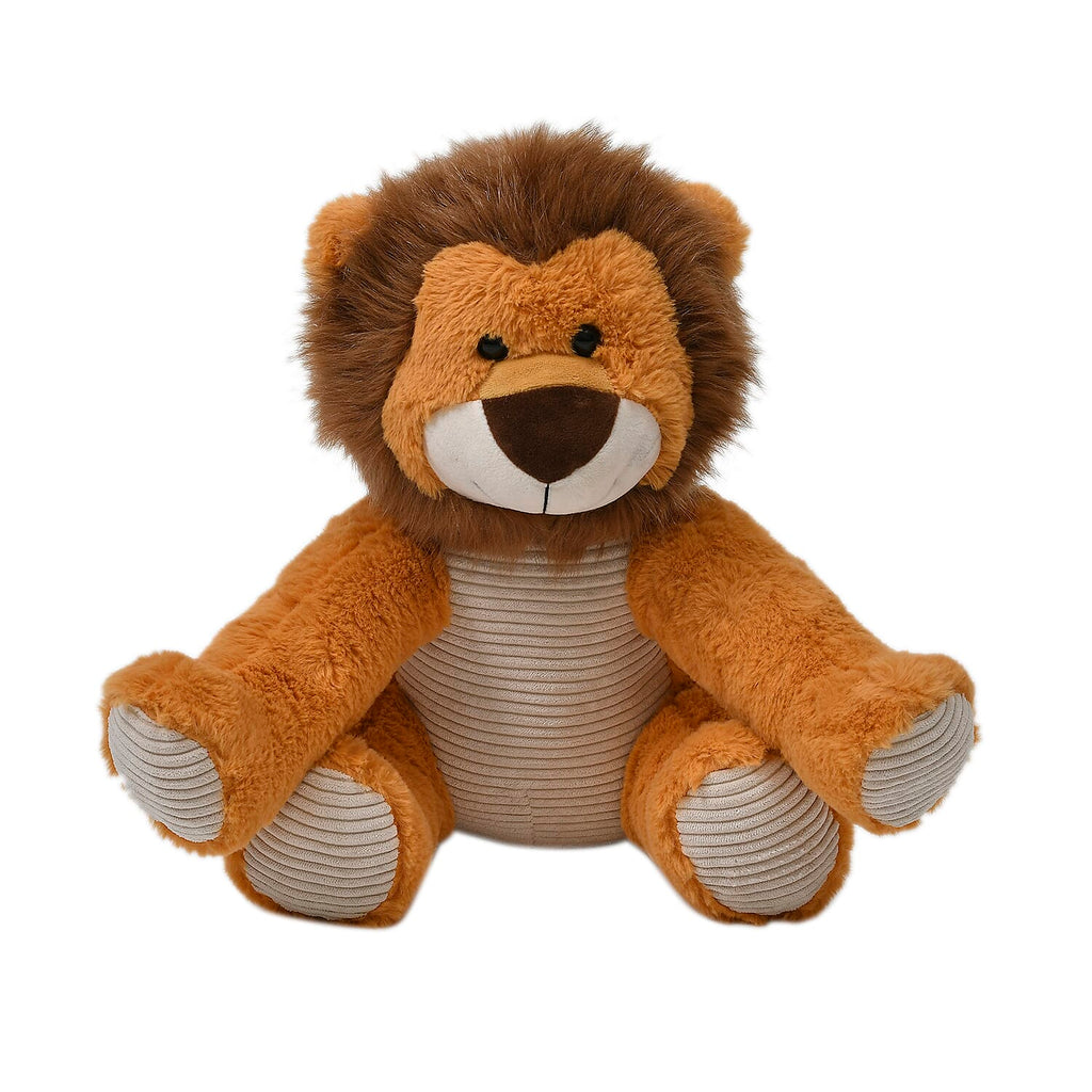 Giant Stuffed Poseable Lion - Light Brown