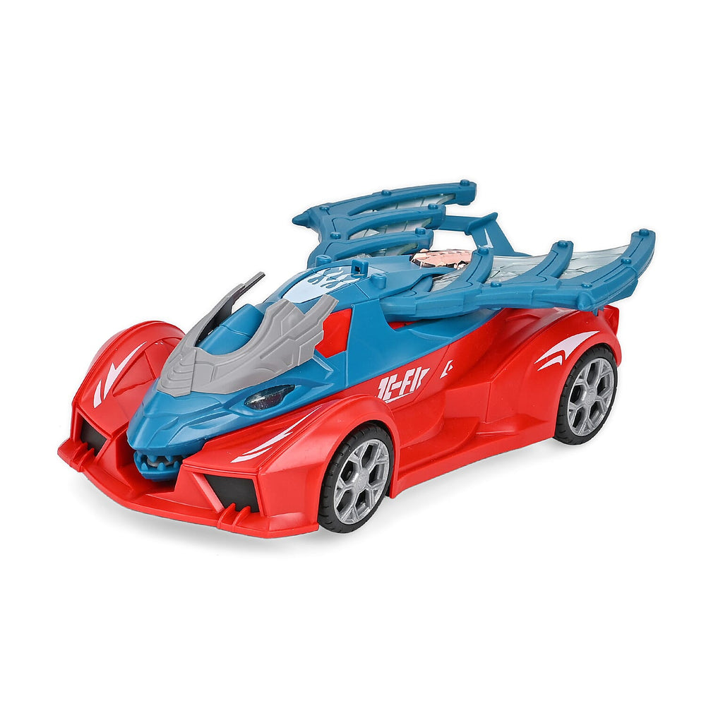 Electronic Light Music Mechanical Wing Dragon Car - Red