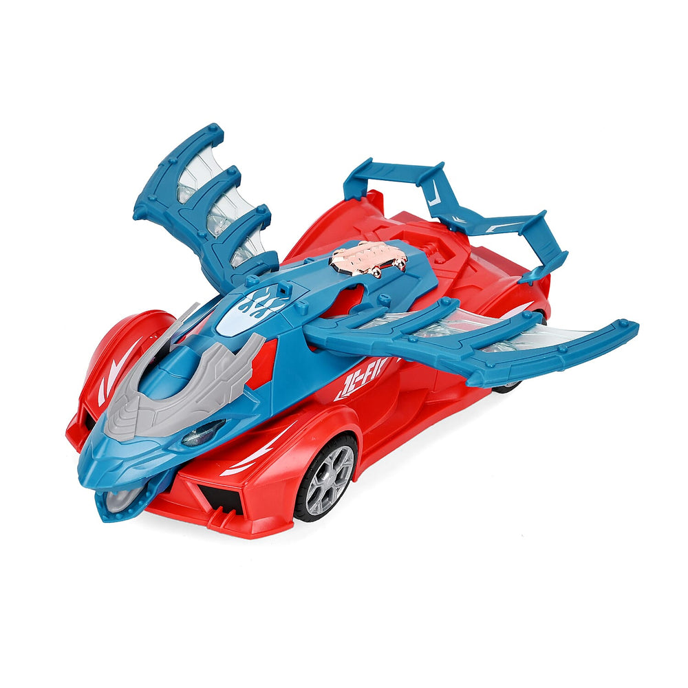 Electronic Light Music Mechanical Wing Dragon Car - Red