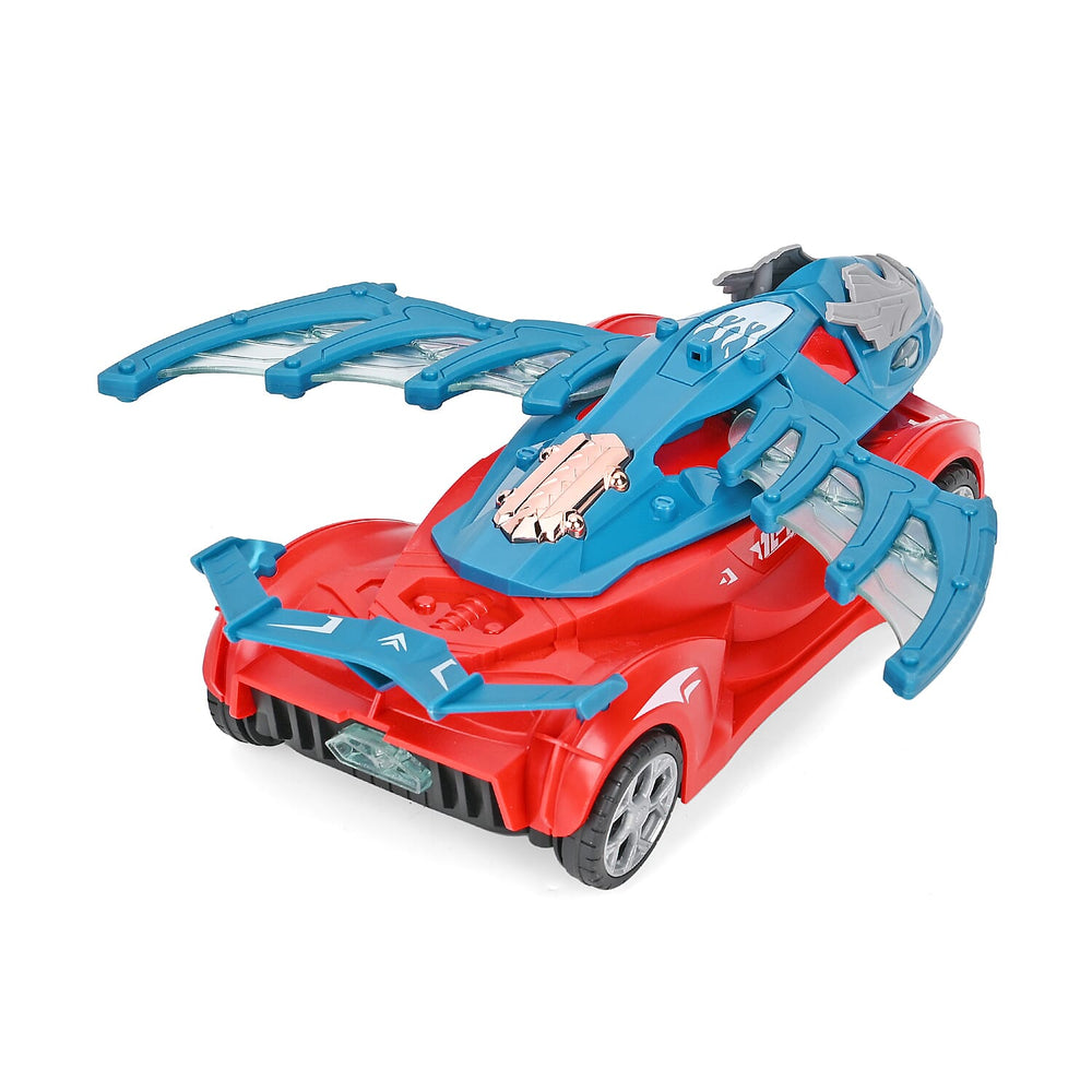 Electronic Light Music Mechanical Wing Dragon Car - Red