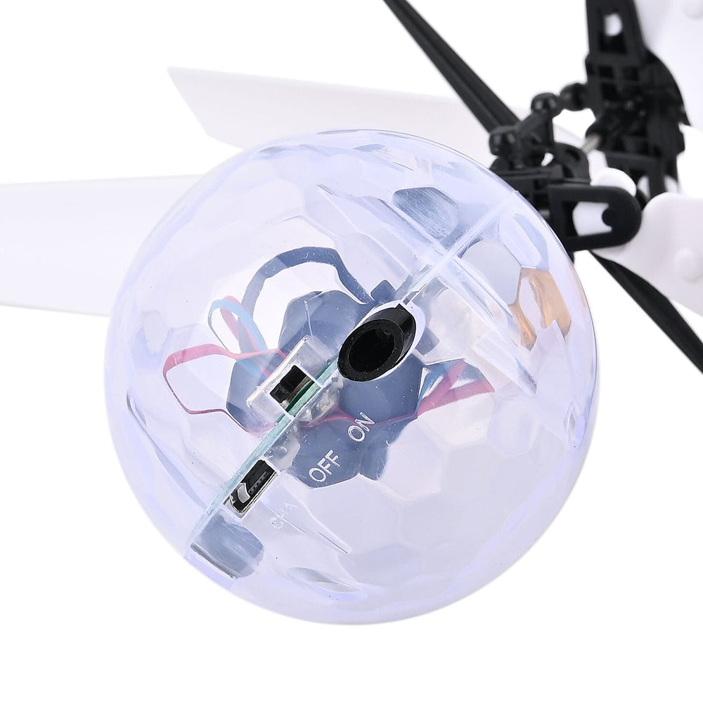 Flying Ball Toy with Colourful LED Light (Powered By USB Cable)