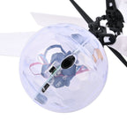 Flying Ball Toy with Colourful LED Light (Powered By USB Cable)