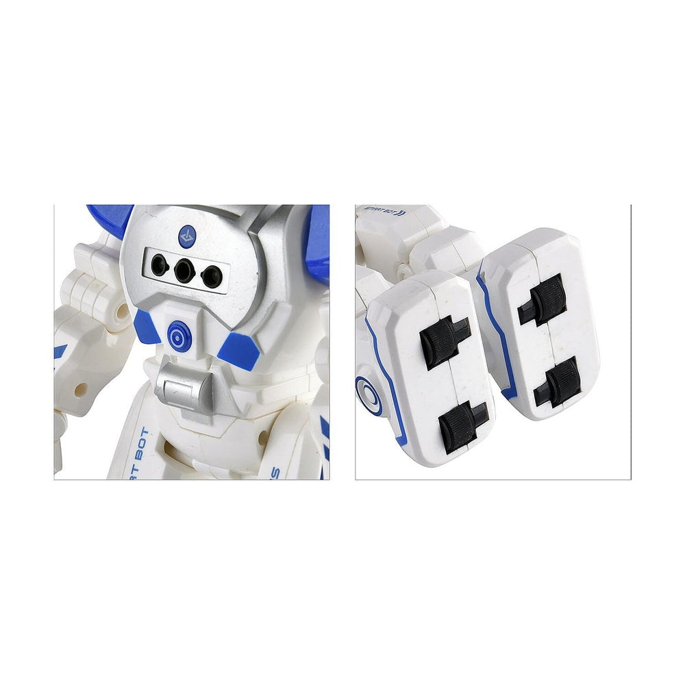 Gesture Remote Control Smartbot Robot with 20 Function (2x1.5vAAA Batteries,Not Incl.) - White