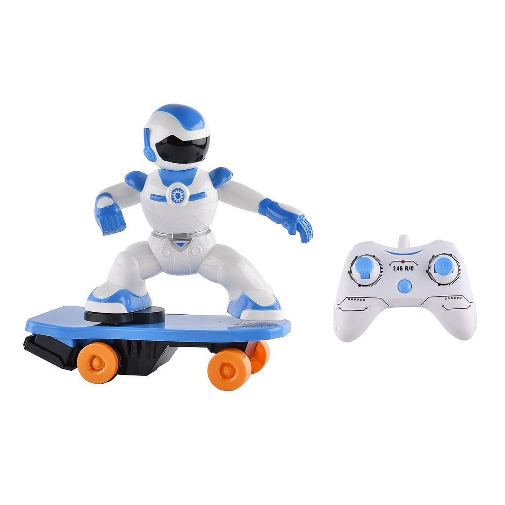 Skateboard Robot with 360 Degree Rotation & Remote Control (4xAA Battery Not Inc.) 27x16cm