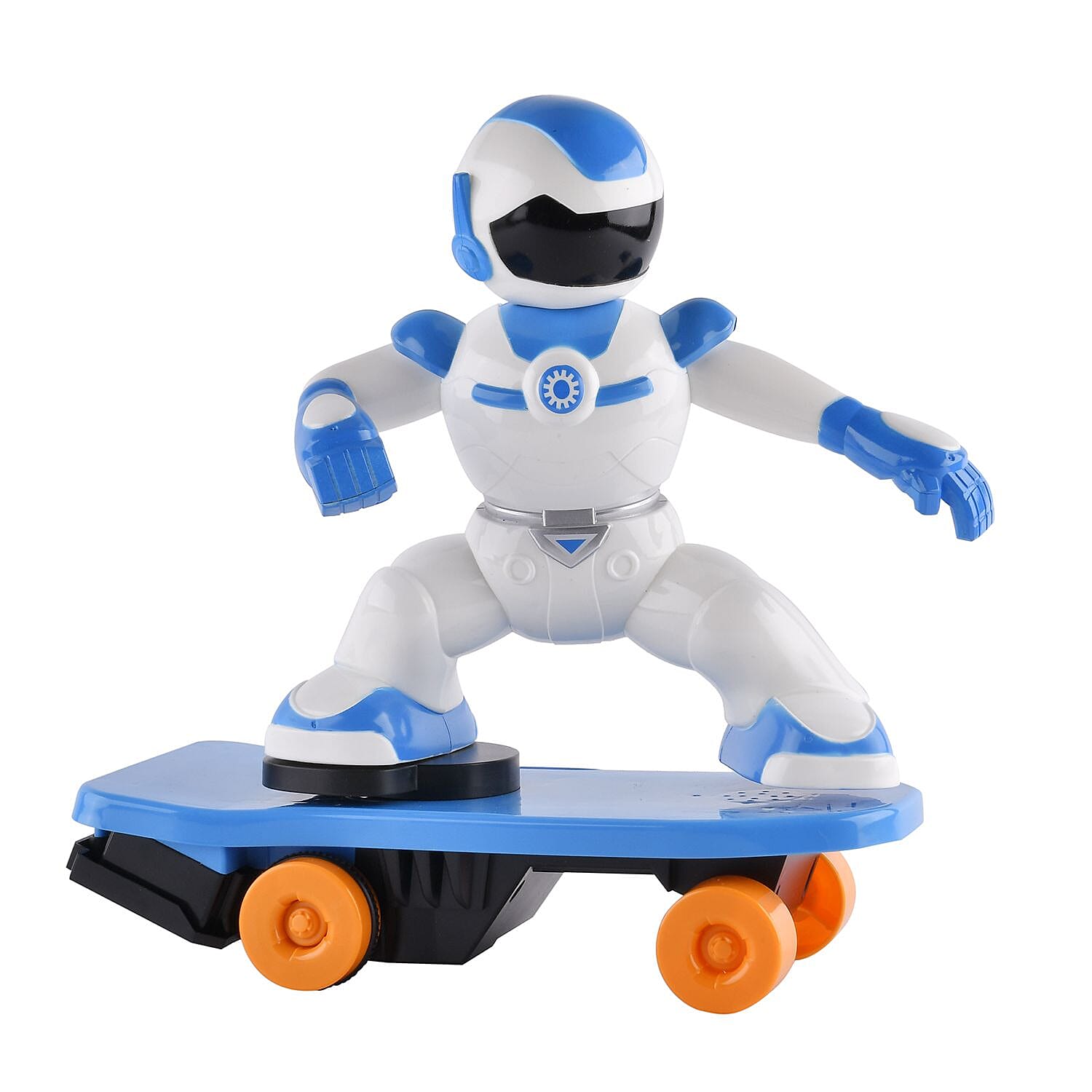 Skateboard Robot with 360 Degree Rotation & Remote Control (4xAA Battery Not Inc.) 27x16cm