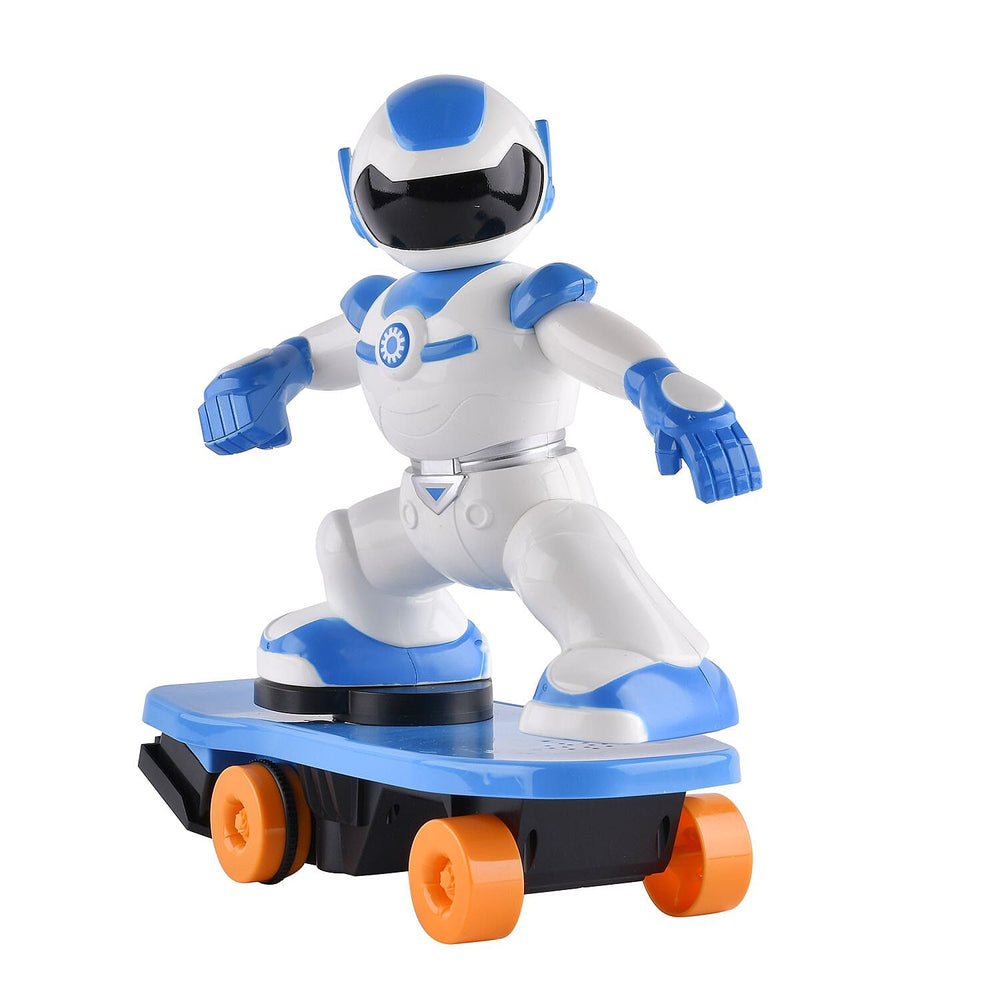 Skateboard Robot with 360 Degree Rotation & Remote Control (4xAA Battery Not Inc.) 27x16cm