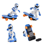 Skateboard Robot with 360 Degree Rotation & Remote Control (4xAA Battery Not Inc.) 27x16cm