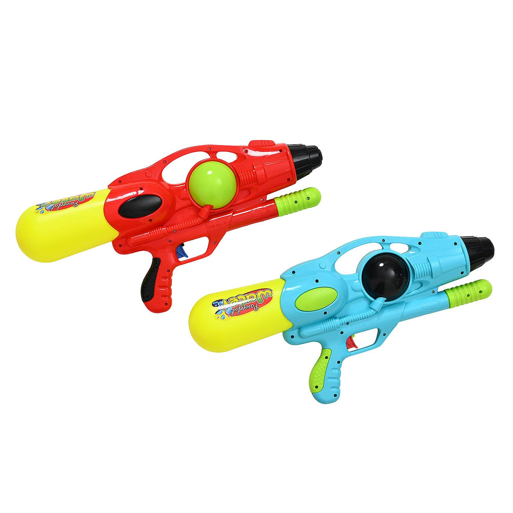 Set of 2 Water Gun Toys - Blue - Red