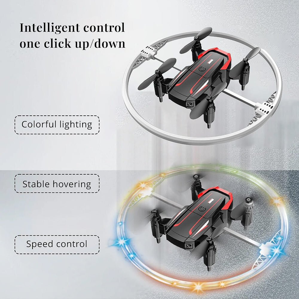 BK2 Advanced 2.4GHZ Remote Control Mini Quadcopter Drone - Black