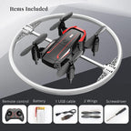 BK2 Advanced 2.4GHZ Remote Control Mini Quadcopter Drone - Black