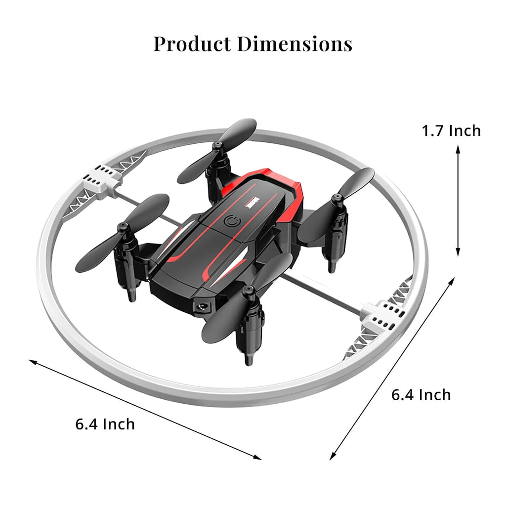 BK2 Advanced 2.4GHZ Remote Control Mini Quadcopter Drone - Black