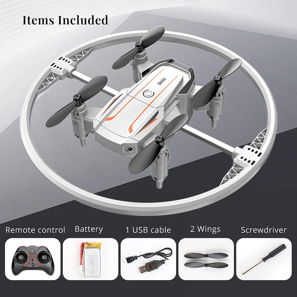 BK2 Advanced 2.4GHZ Remote Control Mini Quadcopter Drone - White