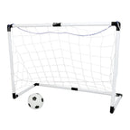 Football Goal Set With Pump - Ball-White