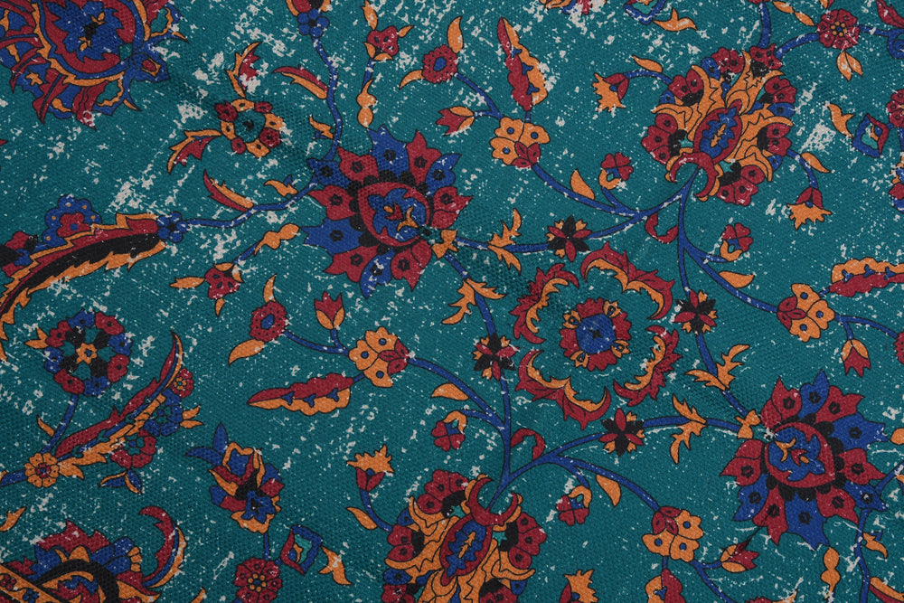 Durable Antique Persian Style Rug (Size 180x120 Cm) - Teal