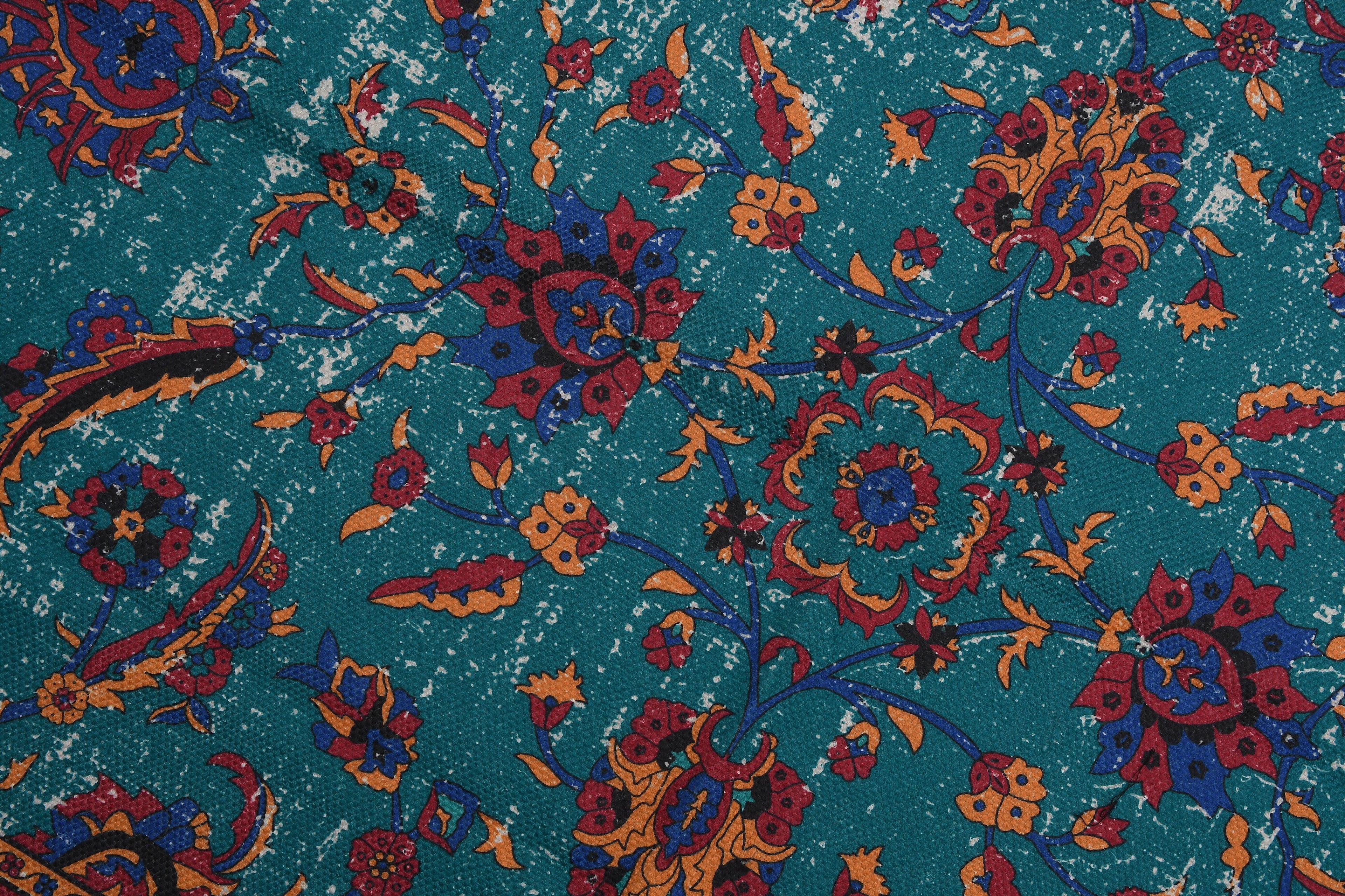 Durable Antique Persian Style Rug (Size 180x120 Cm) - Teal