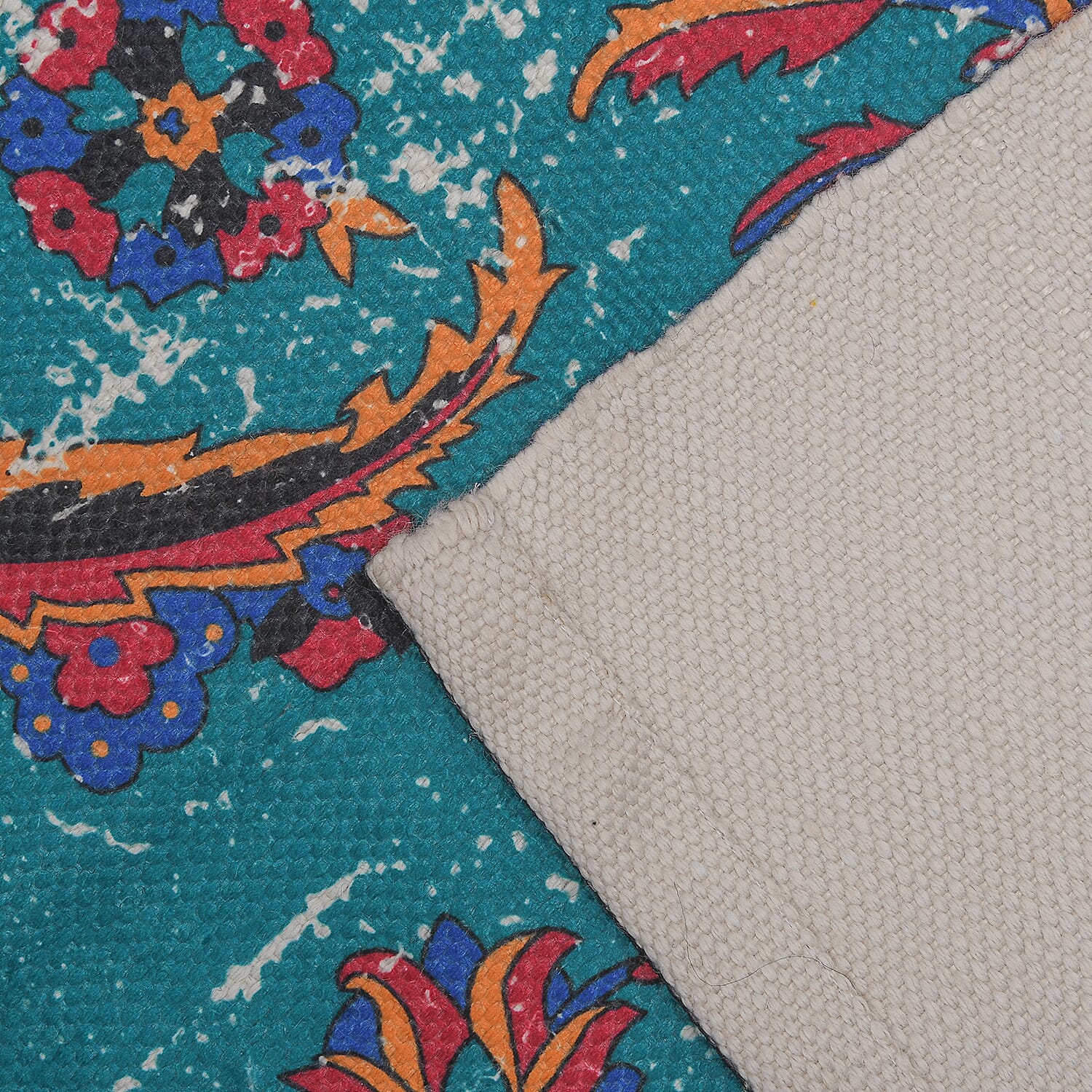 Durable Antique Persian Style Rug (Size 180x120 Cm) - Teal