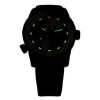 TRASER P68 Pathfinder Automatic Swiss Made Automatic 20ATM WR Beige Dial - Black Case Mens Watch with Black Rubber Strap