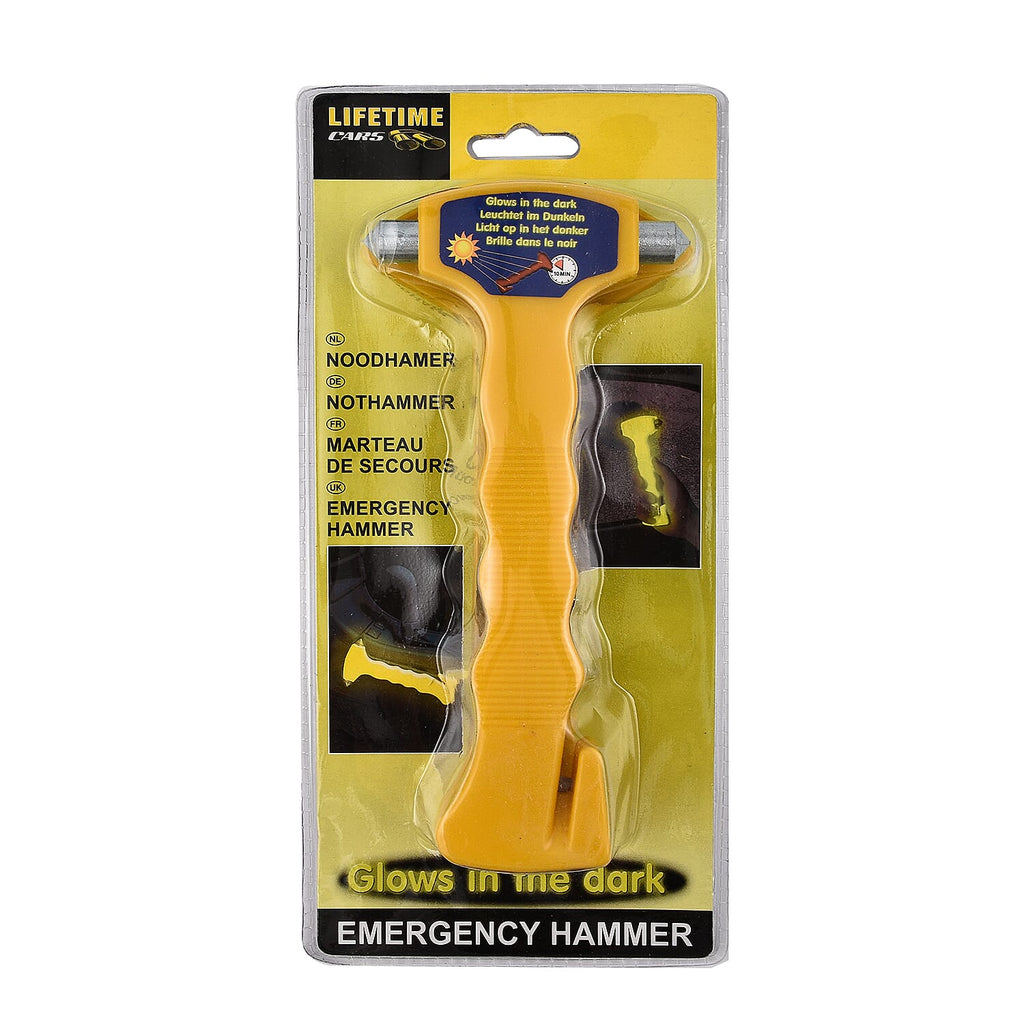 Travel Bundle - Emergency Hammer and Seatbelt Cutter, Duct Tape, 2 X Luggage Tags, Selfie Stick, Plastic Bag Sealer, 6 X Clear Sellotape