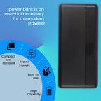 Mega Closeout Buy - 12000 mAh Powerbank - Black