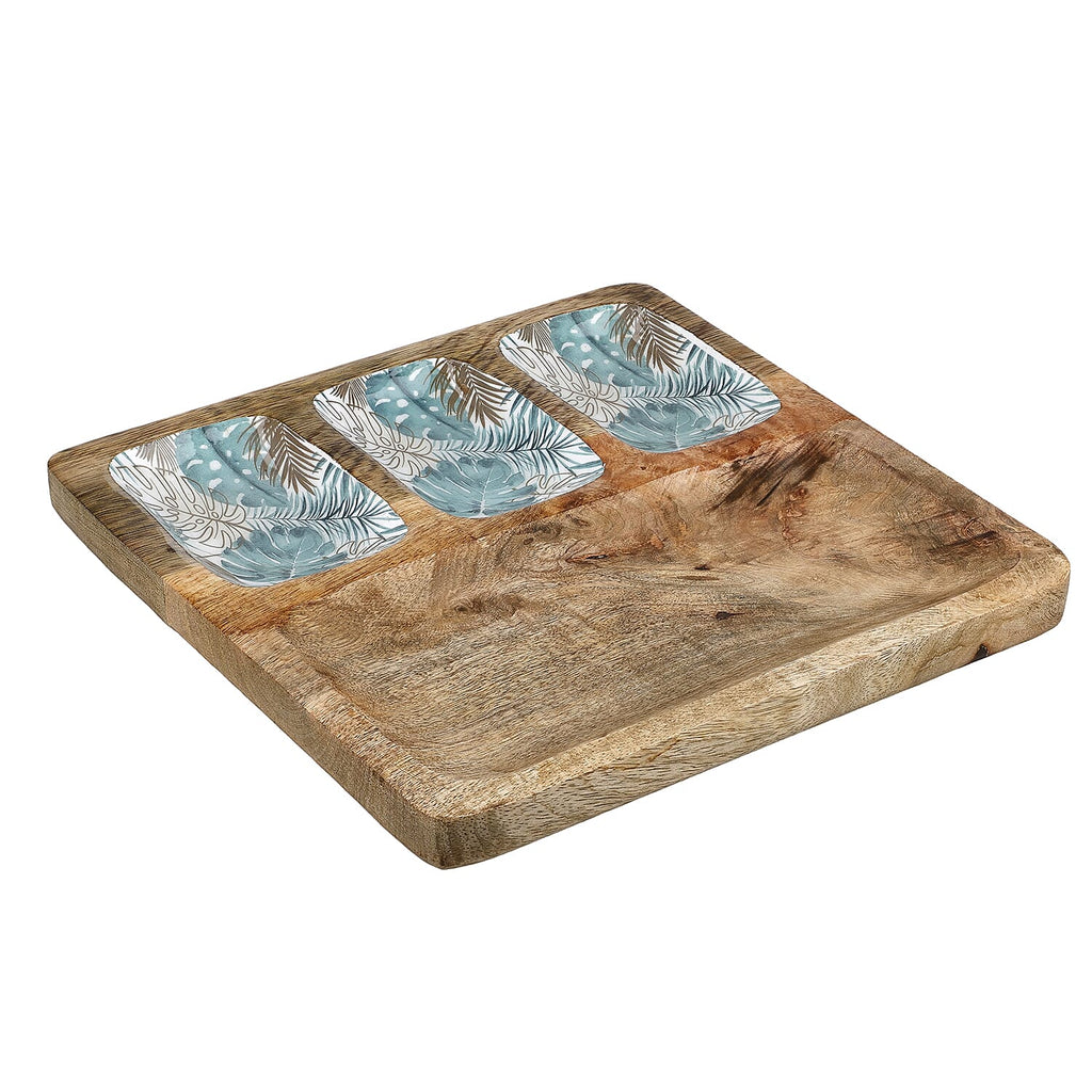 Tray (Size 25x25x1 cm) - Pine & Pine