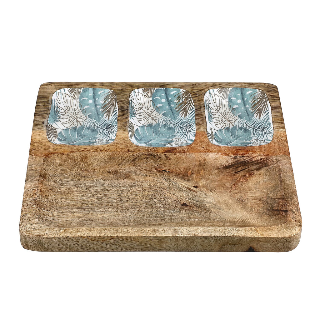 Tray (Size 25x25x1 cm) - Pine & Pine
