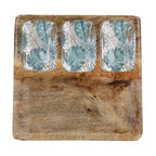 Tray (Size 25x25x1 cm) - Pine & Pine