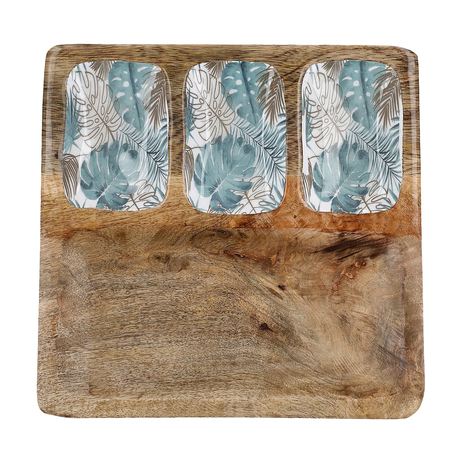 Tray (Size 25x25x1 cm) - Pine & Pine