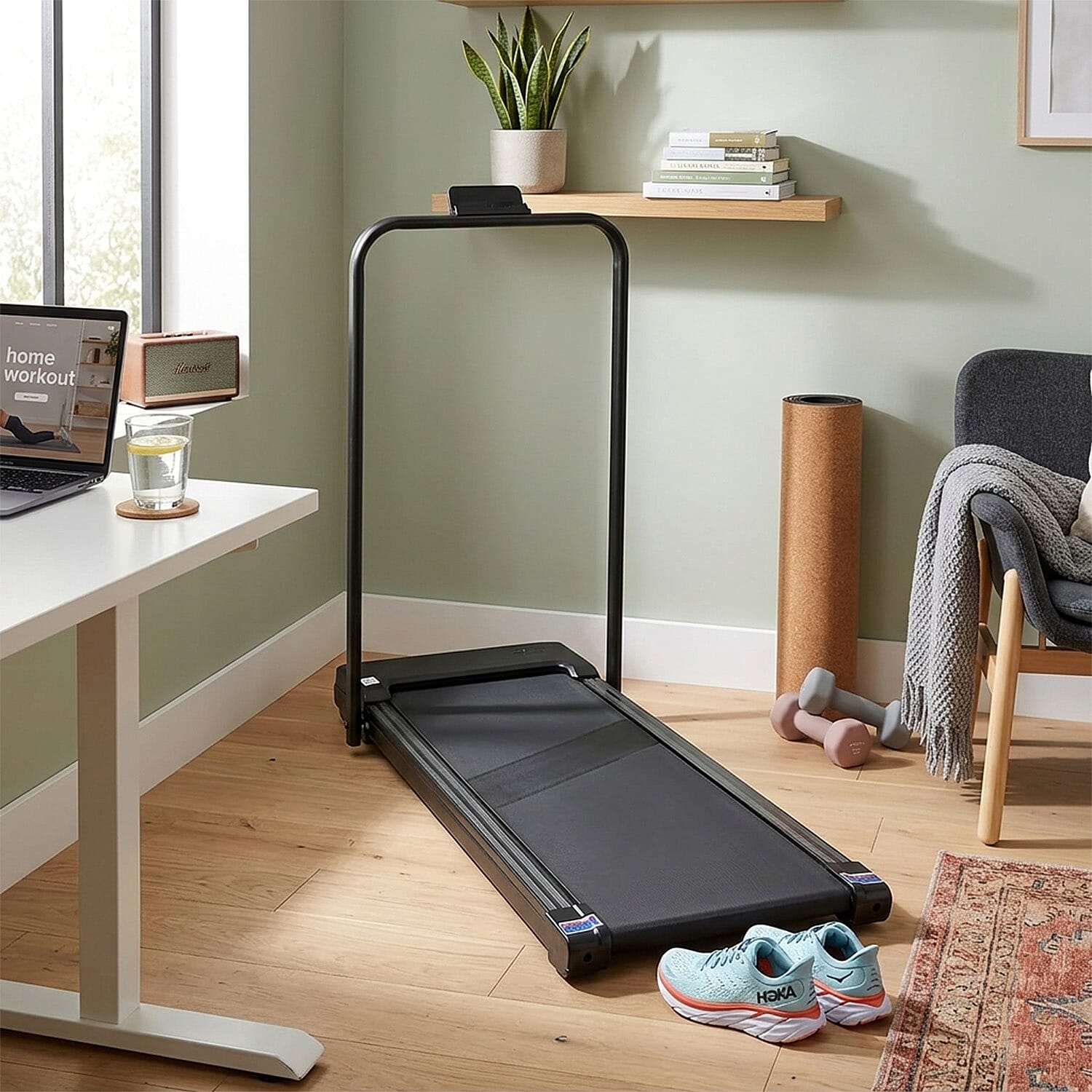 Treadmill with Handle