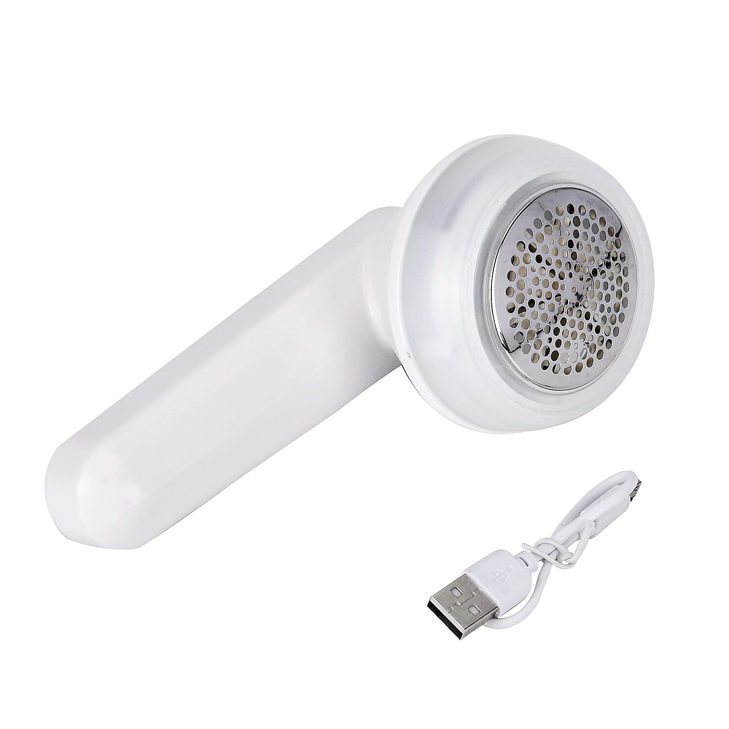 Portable Electric Lint Remover - 6 Blades, Rechargeable, 400mAh Battery - 6W Power - White