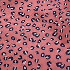 Set of 4 - Leopard Print Storage Bag - Pink