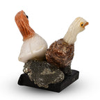 Tucson Find - Gem Decor Duck Couple Figurine (Length 4.5 cm, Height - 8.5 Cm) - Multi