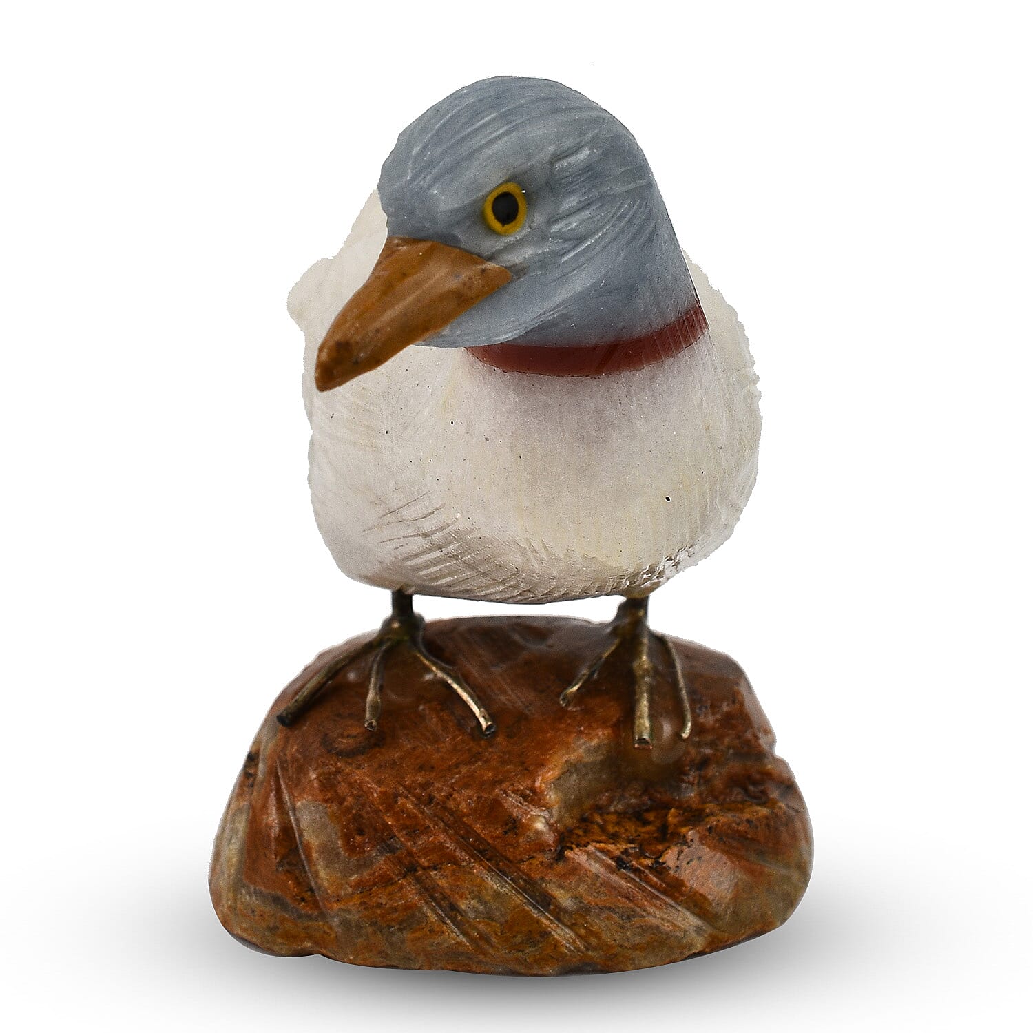 Tucson Find - Gem Decor Duck Figurine (Length 4.5 cm, Height - 8.50 Cm) - White