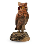 Tucson Find - Gem Decor Owl Figurine (Length 3.5 cm, Height - 10 Cm) - Peach