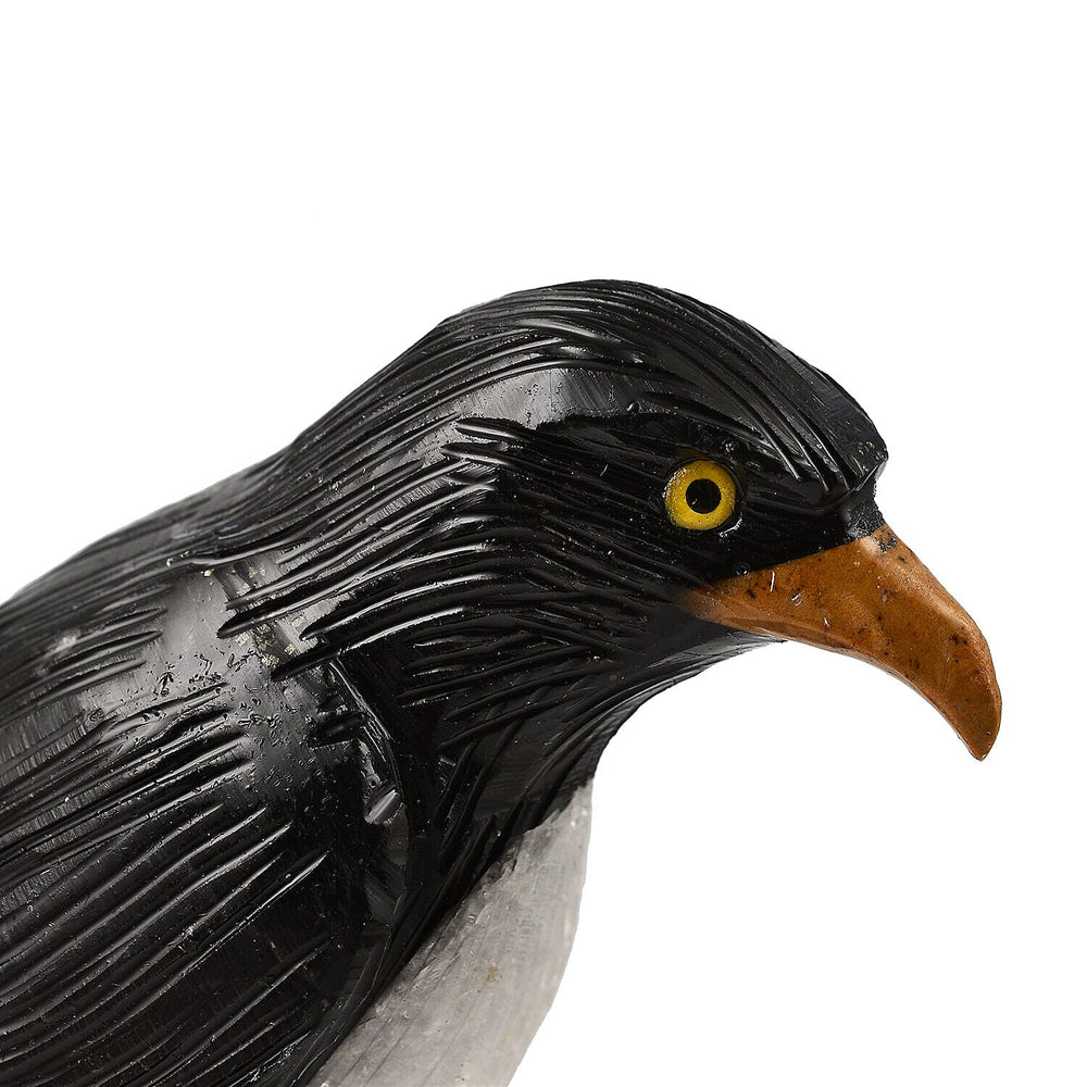 Tucson Find - Gem Decor Penguin Figurine (Length 4 cm, Height - 9 Cm) - Black