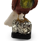 Tucson Find -- Gem Decor Sparrow Figurine (Length 4.5 cm, Height - 9 Cm) - Brown
