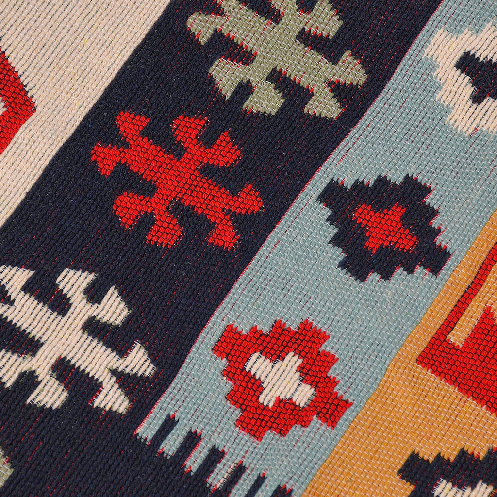 Turkish Authentic - Traditional Made Kilim Rugs For Living Room, Bedroom, Kitchen, Dining Room (Size 120x80cm) - Beige - Multi