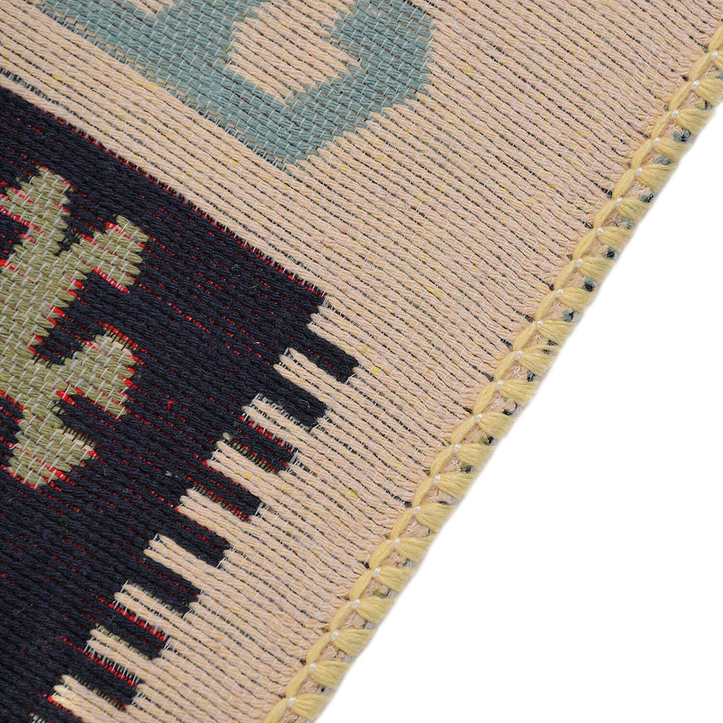 Turkish Authentic - Traditional Made Kilim Rugs For Living Room, Bedroom, Kitchen, Dining Room (Size 120x80cm) - Beige - Multi