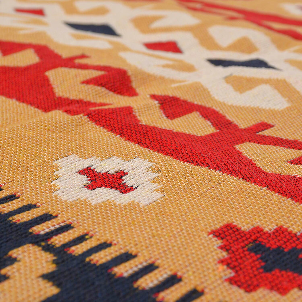 Turkish Authentic - Traditional Made Kilim Rugs For Living Room, Bedroom, Kitchen, Dining Room (Size 120x80cm) - Beige - Multi