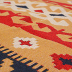 Turkish Authentic - Traditional Made Kilim Rugs For Living Room, Bedroom, Kitchen, Dining Room (Size 120x80cm) - Beige - Multi