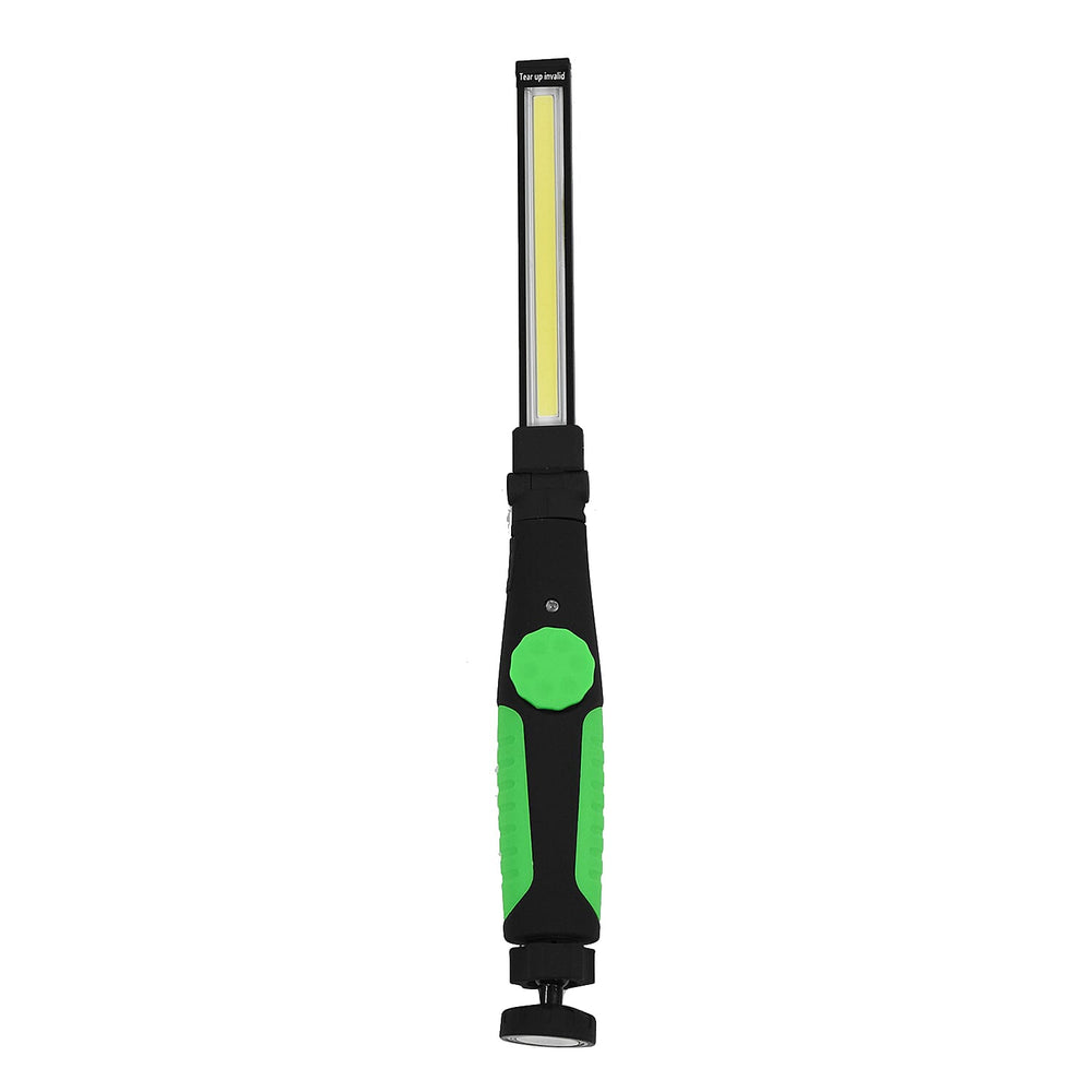 USB Charging Flashlight 180 Degrees Rotation  35cm - Green