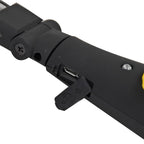 USB Charging Flashlight 180 Degrees Rotation  38 Cm - Yellow
