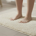 Ultra-Absorbent Noodle Bathmat (60 x 40 cm) - Beige